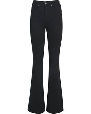 Veronica Beard Beverly High-Rise Flared Jeans - Black