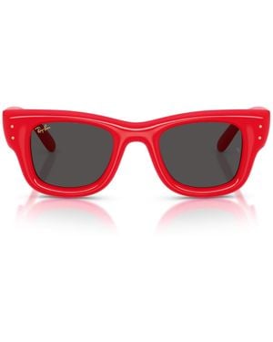Ray-Ban X A$Ap Rocky Wayfarer Puffer Sunglasses - Red