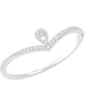 Chaumet And Diamond Joséphine Aigrette Bangle - White