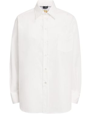 Etro Silk-Cotton Printed Shirt - White