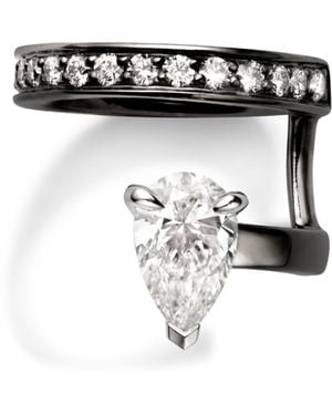 Repossi And Diamond Serti Sur Vide Ear Cuff - Black