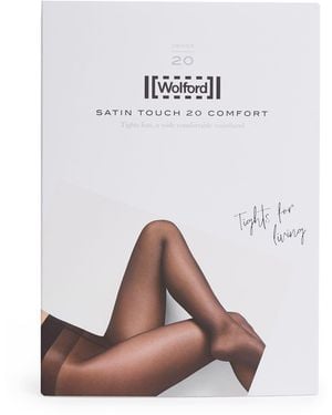 Wolford Satin Touch 20 Comfort Tights - White