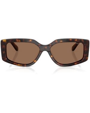 Vogue Acetate Vo5642Su Rectangle Sunglasses - Brown