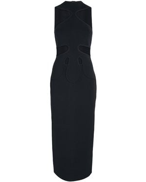 Cult Gaia Knitted Baylee Midi Dress - Black
