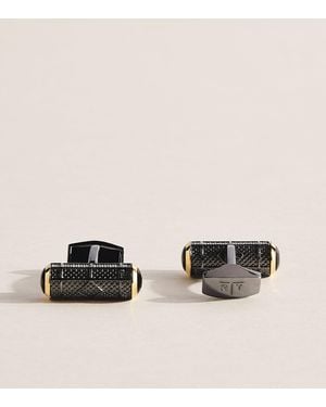 Tateossian Onyx Barrel Cufflinks - Natural