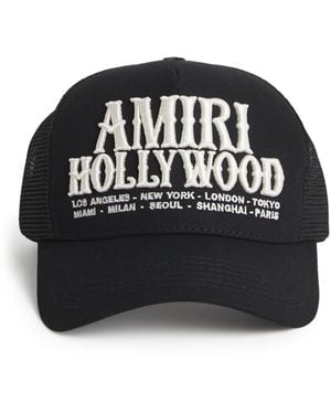 Amiri Mesh Hollywood Trucker Hat - Black