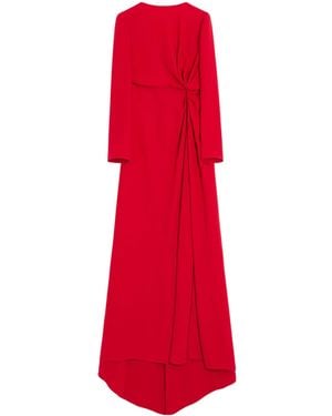 Valentino Silk Cady Gown - Red