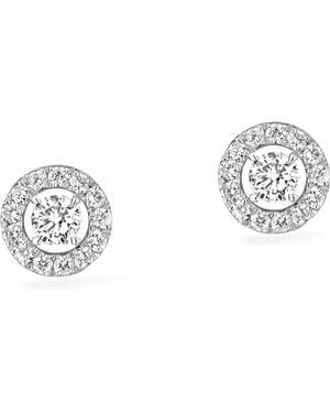 Messika Joy And Diamond Stud Earrings - White