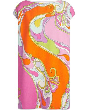 PUCCI Towelling Iride Mini Dress - Pink
