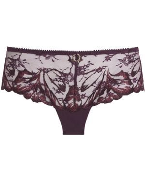 Chantelle Illusion Shorty Briefs - Purple