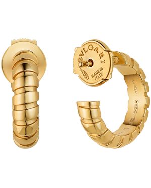 BVLGARI Tubogas Hoop Earrings - Metallic