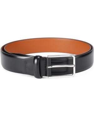 Santoni Leather Belt - Brown