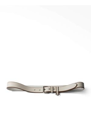 Prada Leather Two-Tone Belt - Metallic