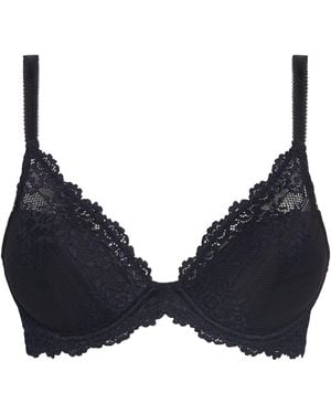 Wacoal Embrace Lace Plunge Bra - Blue