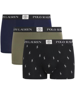 Polo Ralph Lauren Stretch-Cotton Classic Trunks - Black