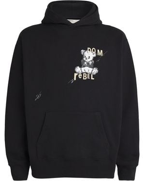 DOMREBEL Cotton Gloomy Hoodie - Black