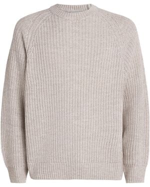 Carhartt Rib-Knit Firth Sweater - Gray