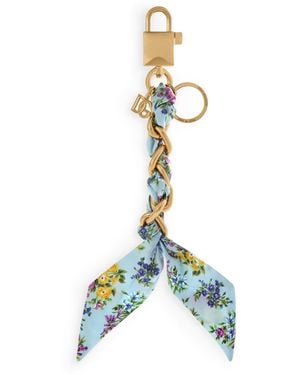 Dolce & Gabbana Padlock Keyring - Blue
