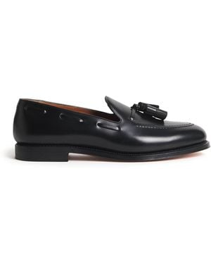Polo Ralph Lauren Leather Tasselled Maestra Loafers - Black
