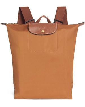 Longchamp Medium Le Pliage Original Backpack - Brown