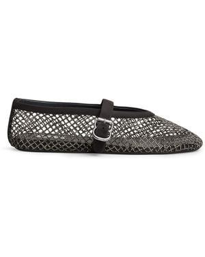 Alaïa Mesh Ballet Flats - Black
