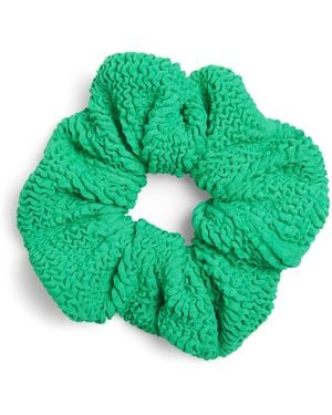 Hunza G Crinkle Scrunchie - Green