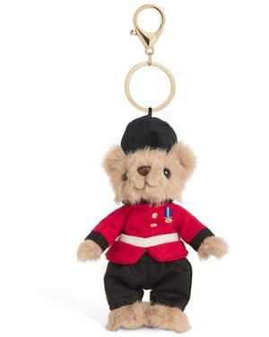Harrods Guardsman Bear Keyring - Red