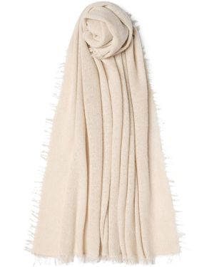 Marella Wool-Cashmer-Blend Scarf - Natural