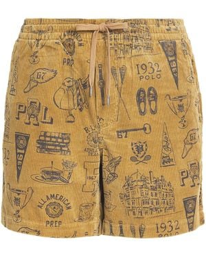 Polo Ralph Lauren Cotton Corduroy Shorts - Natural