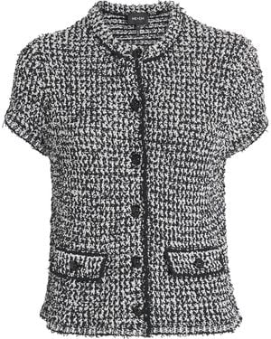 ME+EM Cotton-Blend Textured Jacket - Black