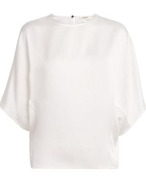 RETORI Satin Blouse - White