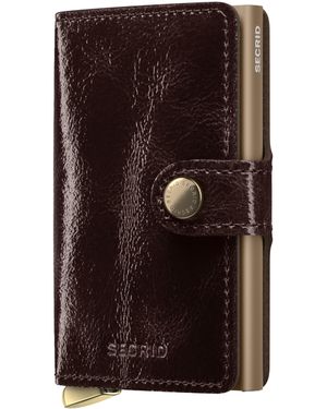 Secrid Leather Miniwallet - Brown