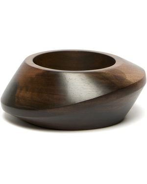 Max Mara Ebony Bangle Bracelet - Brown