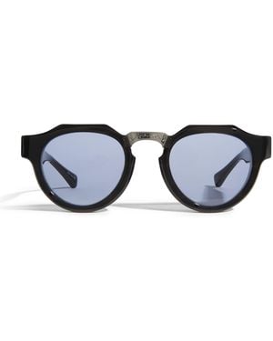 Matsuda M1037 Round Sunglasses - Blue