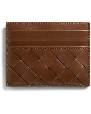 Bottega Veneta Nappa Leather Card Holder - Brown