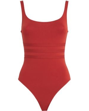 Eres Scoop-Back Asia Swimsuit - Red