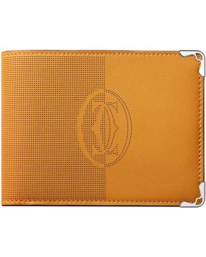 Cartier Leather Must De Bifold Wallet - Natural