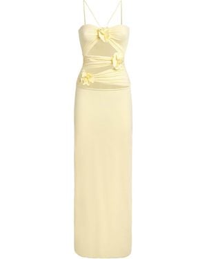 Maygel Coronel Cut-Out Veranera Maxi Dress - Metallic