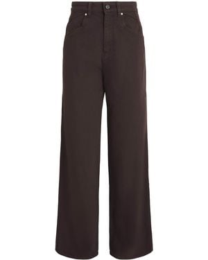 Kiton Straight Jeans - Brown