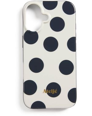 Atelje71 Recycled Polka-Dot Iphone 16 Case - White