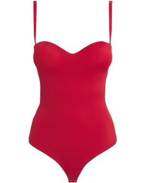 Wolford Mat De Luxe Forming Bodysuit - Red