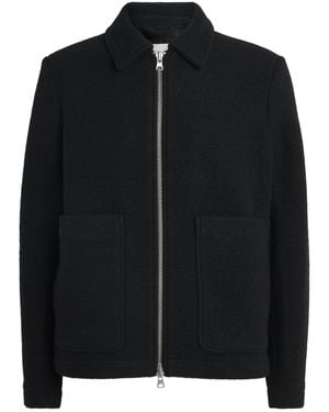 NN07 Wool-Blend Bomber Jacket - Black