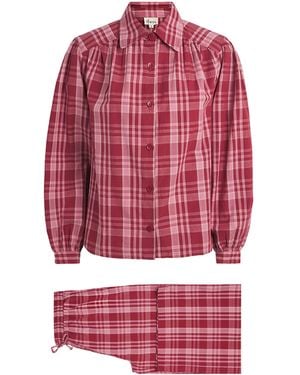 TBCo Tartan Pyjama Set - Red