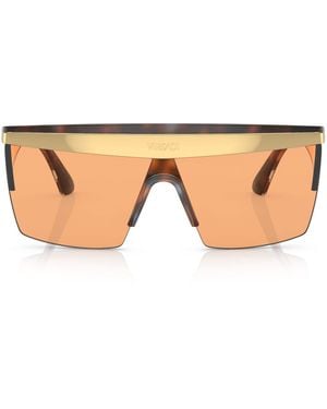 Versace Ve2254 Square Sunglasses - Brown