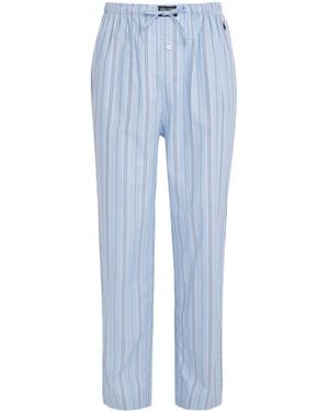Polo Ralph Lauren Cotton Stripe Polo Pony Pyjama Trousers - Blue
