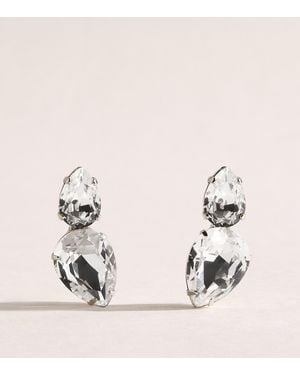 Jennifer Behr Rhodium-Plated Nadine Earrings - Natural