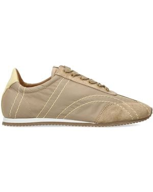 TOTEME Suede Flex Sneakers - Brown