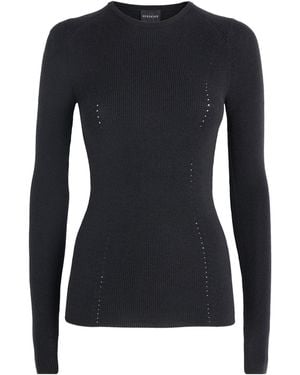 Herskind Merino Rib-Knit Long-Sleeve Top - Black