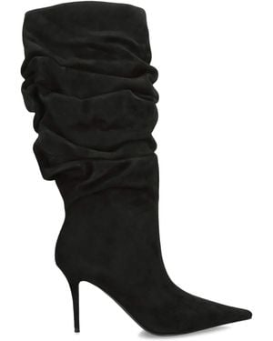 AMINA MUADDI Suede Anok Boots 90 - Black