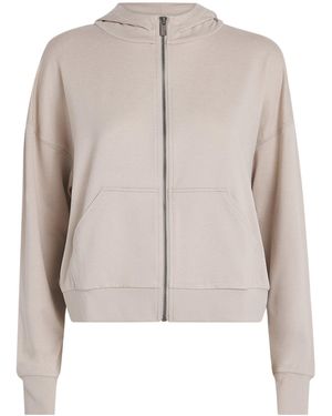 Vuori Modern Halo Zip-Up Hoodie - White